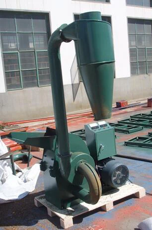 Machine de broyeur à marteaux en bois avec cyclone